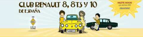 vehículos clásicos Club Renault 8 y 10