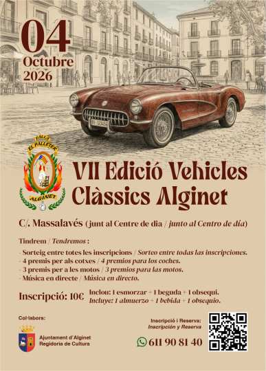 VII Edición de Vehículos Clásicos en Alginet Valencia 
