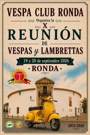 X Reunión de Vespas y Lambrettas de Ronda