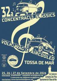 32 Concentración de Clásicos Volkswagen Aircooled Tossa de Mar