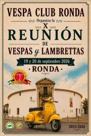 X Reunión de Vespas y Lambrettas de Ronda